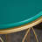 Jayde Round Metal Frame End/Side Tables with Steel Tray Top-2111034900