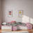 Upholstered Daybed With Stairs And Gas Lift Storage Ottoman-252578121-252578162