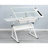 Adjustable Tempered Glass Drafting Printing Table With Chair-492349620