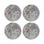 Sous-verres ronds en cuir girafe-119015083