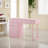 Arbadella Vanity Makeup Desk, Rectangle Accent Manicure Table with Cabinet-1888140676