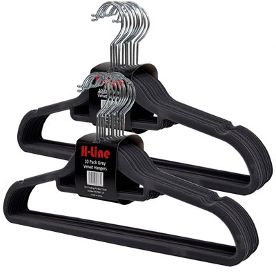 Velvet Non-Slip Standard Hanger for Dress/Shirt/Sweater