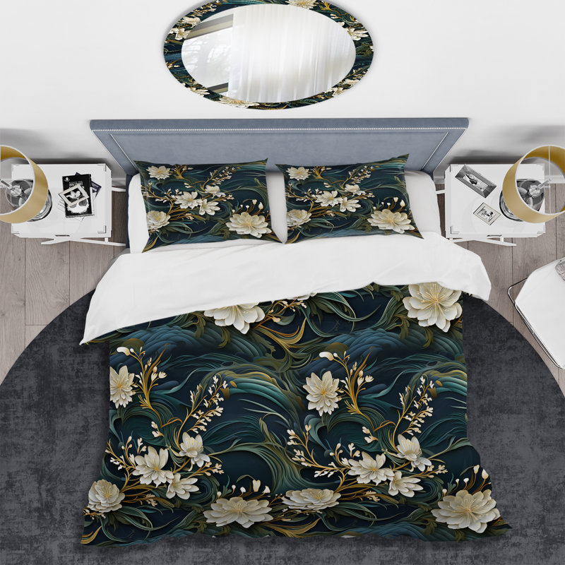Ensemble de housse de couette Ballal, Housse de couette simple + 1 taie décorative stan