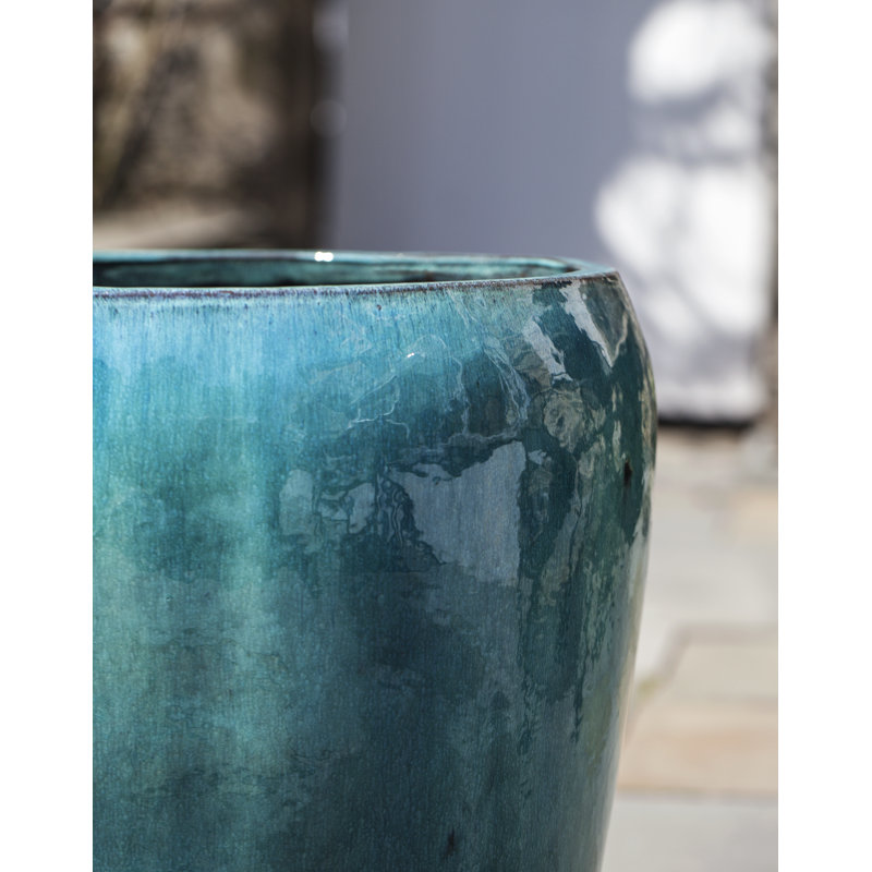 Ellesmere Handmade Planter, Aqua