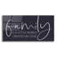 «Family Is…» par Lux + Me Designs, art mural en verre acrylique-772454606