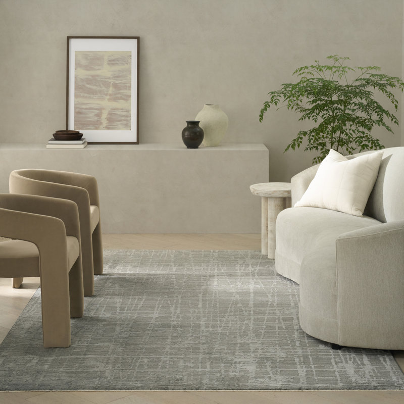 CK090 LATITUDE RUG Rectangle Abstract Area Rug, Slate, Rectangle 274 x 366 cm