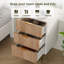 40cm W Manufactured Wood Bedside Table