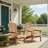 Set Of 2 Outdoor Folding Adirondack Chair