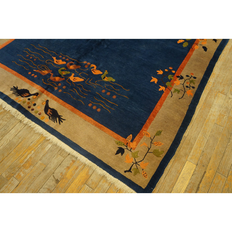 Tapis antique chinois de style art déco
