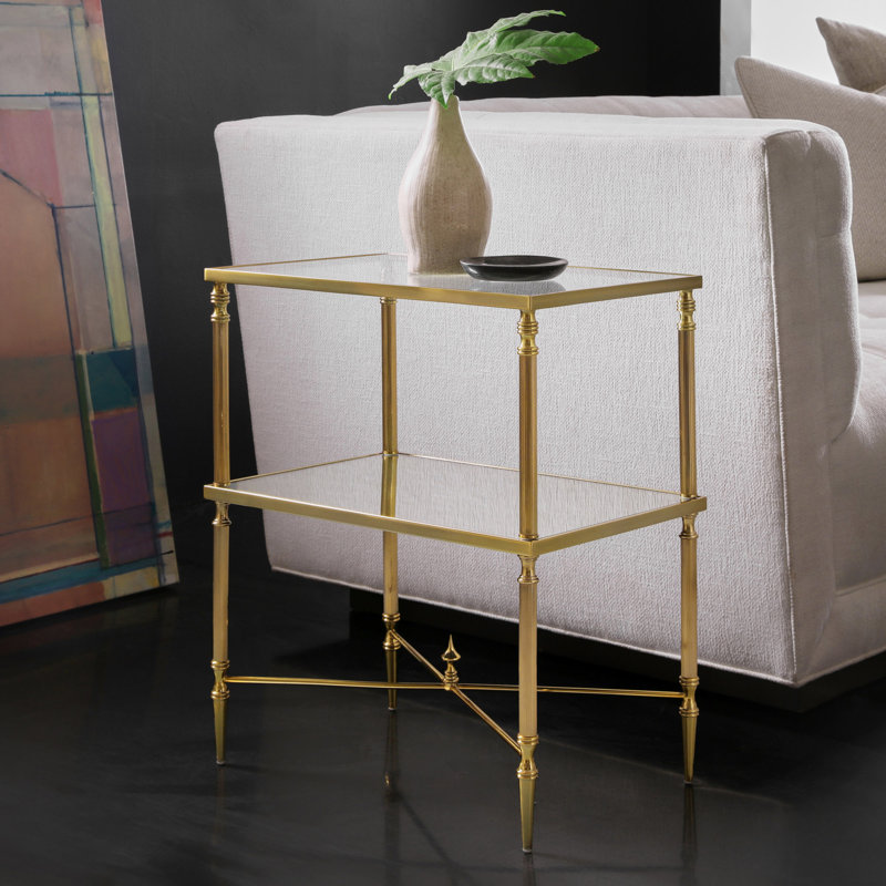 Modern History End Table