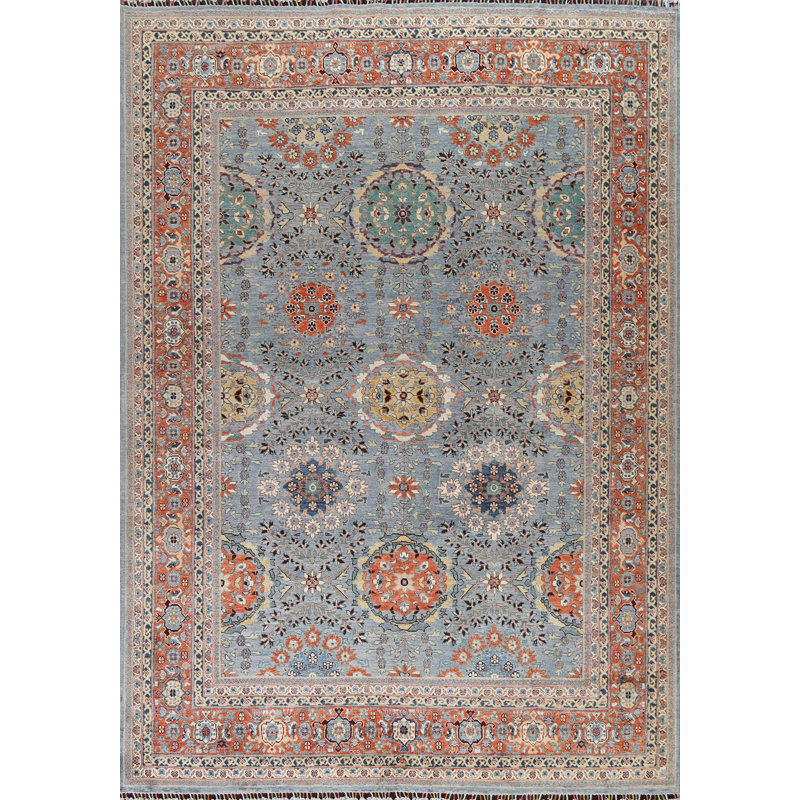 One-of-a-Kind 8'1" X 9'9" Wool Area Rug in Blue