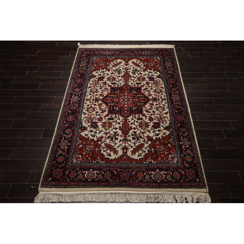 Tapis en laine noué à la main 6 x 9 Herrija