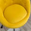 Fauteuil d'appoint basique en velours rembourré capitonné