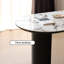 Table de salle à manger ovale moderne-1857521077