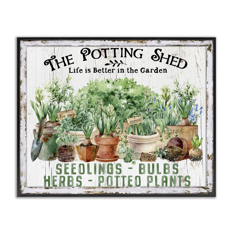 Art de giclée Farmhouse Post Shed par Creatif Belle, H 11 po x l 14 po, Giclée encadrée noir minuit