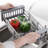 Adjustable Stainless Steel Over The Sink Dish Rack