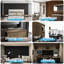 4 Pack 3D Fluted Sound Absorbing Wall Panels