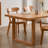 Brown Rectangular Solid Wood Dining Table-1708410046
