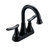4" Centerset Double Handle Bathroom Vanity Sink Faucet with Pop-Up Drain and Supply Lines-110563460
