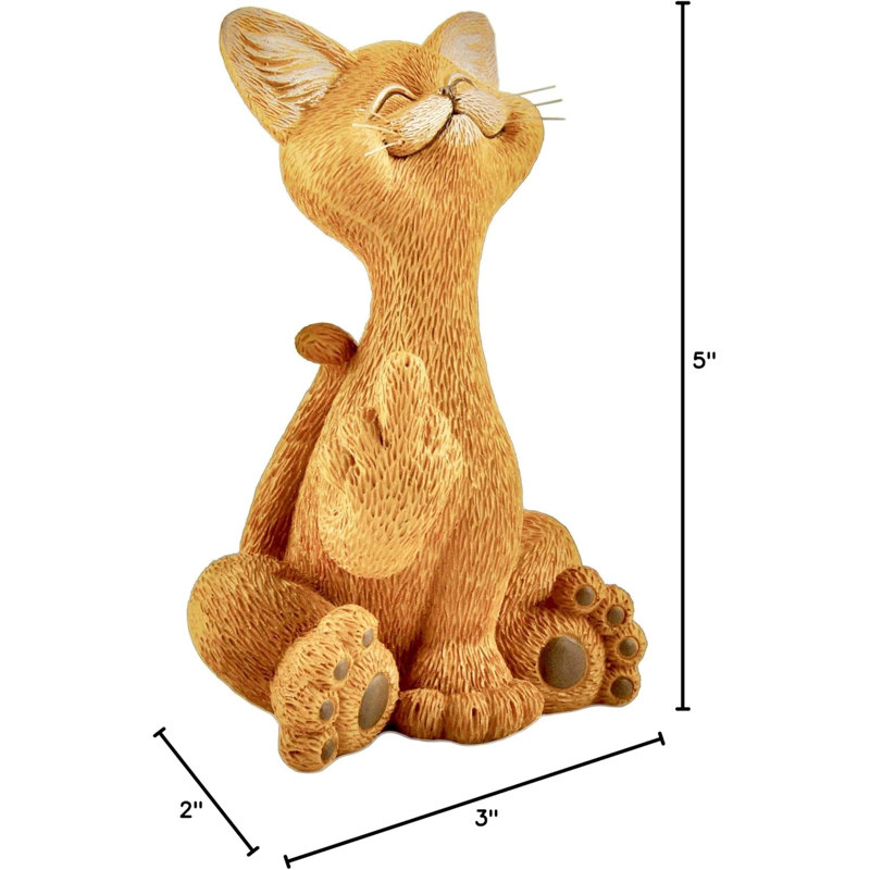 Catitude - figurine fantaisiste pour chat qui élève un chat - Hilarious Préparez-vous à rire - Soulagement du stress - Cadeaux pour les amoureux des chats