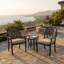 Chaise de patio avec coussin Gawain