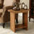 23.6" W Solid Wood End Table, 2-Tier Side Table, Set of 2-1750039263