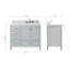 Meuble-lavabo simple 42 po Cambridge-88398684