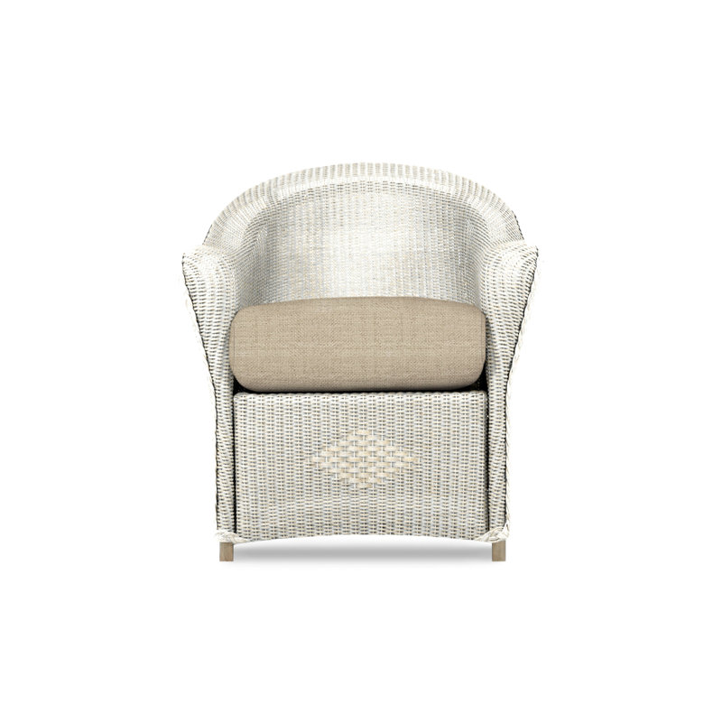 Reflections Outdoor Dining Armchair, Bark, Demo Stone