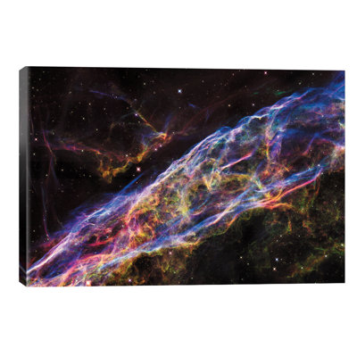 Ngc 6960 (Witch's Broom Nebula), Veil Nebula, Cygnus Loop by NASA - Wrapped Canvas Painting