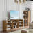 Wood Storage Cabinet with Adjustable Shelves without Doors-349223088-349223092