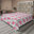 Rose foncé, vert menthe / floral