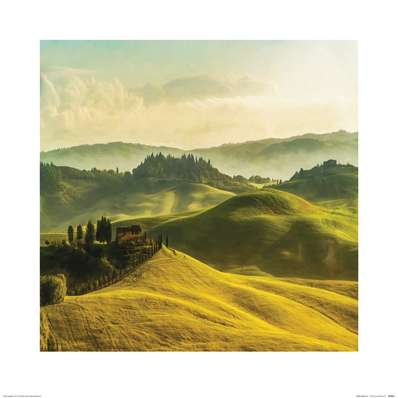 Tuscan Dreams IV by Lars Van De Goor - Print, 60cm H x 60cm W x 3.1cm D, Canvas