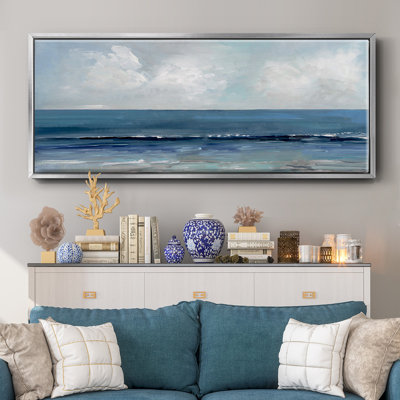 Blue Seas - toile encadrée