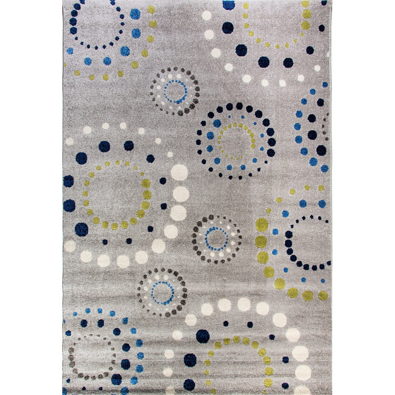 Garver Geometric Indoor Rug, Rectangle 7'10" x 11'2"