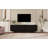 Retro Style Wood Grain TV Stand With Wavy Door For Tvs Up To 75"-1403766375