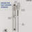 3-Function Handheld Shower with 26-Inch Slide Bar and 59-Inch Hose-113524232