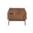 Mid Century Modern Coffee Table, Lift Top Coffee Table With Slatted Sliding Door And Storage Space