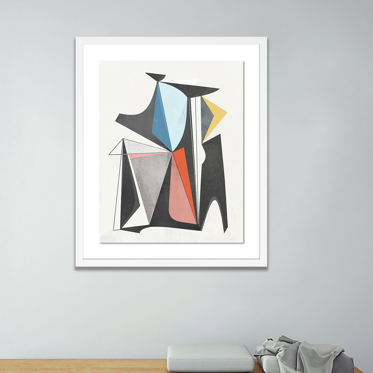 M7V2 by Bangbouh Studio, 48" H x 40" W x 2.5" D, White