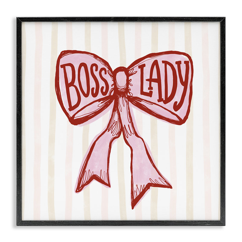 Estampe numérique Boss Lady, Giclée encadrée noir minuit, H 12 po x l 12 po