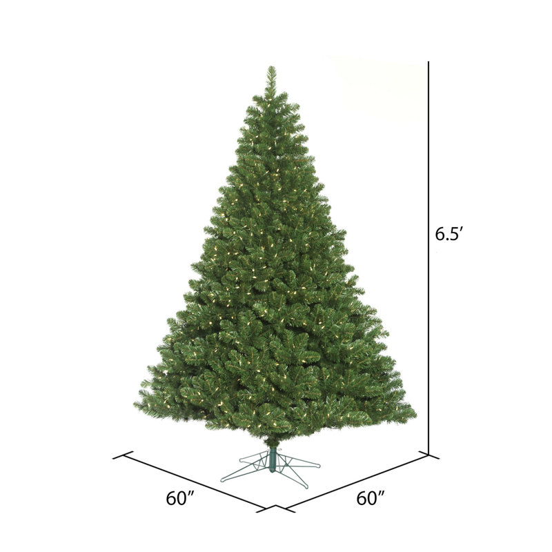 Oregon Fir Artificial Christmas Tree Unlit, 7.5' H, Not Pre-Lit