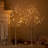 4FT Lighted Birch Trees with 48 LED Lights (2 Sets)