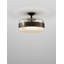 Futura Ceiling Lamp G Amber Brass Matt Black 1 E26 Ul-730153287-730153288