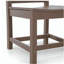 Chaises d'extérieur sans accoudoirs couleur bois - PEHD ensemble de 2 matériaux-957788176