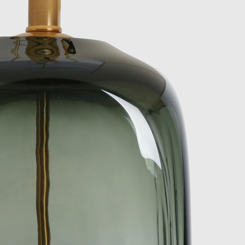 Lampe de table en verre 1 lumière