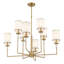 Lustre vibrant 8 lumières Jollain-1347403086
