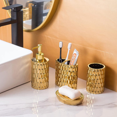 Ceramic / Porcelain Bathroom Accessory Set