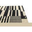 Tapis noir et blanc Ponce