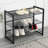 3-Tier Adjustable Shoe Rack, Freestanding Organizer With Wide Mesh Shelves For Efficient Entryway Storage