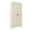 Armoire de rangement polyvalente en métal avec serrure et tablettes réglables pour différentes pièces