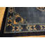 Hand Knotted Wool Area Rug in Blue